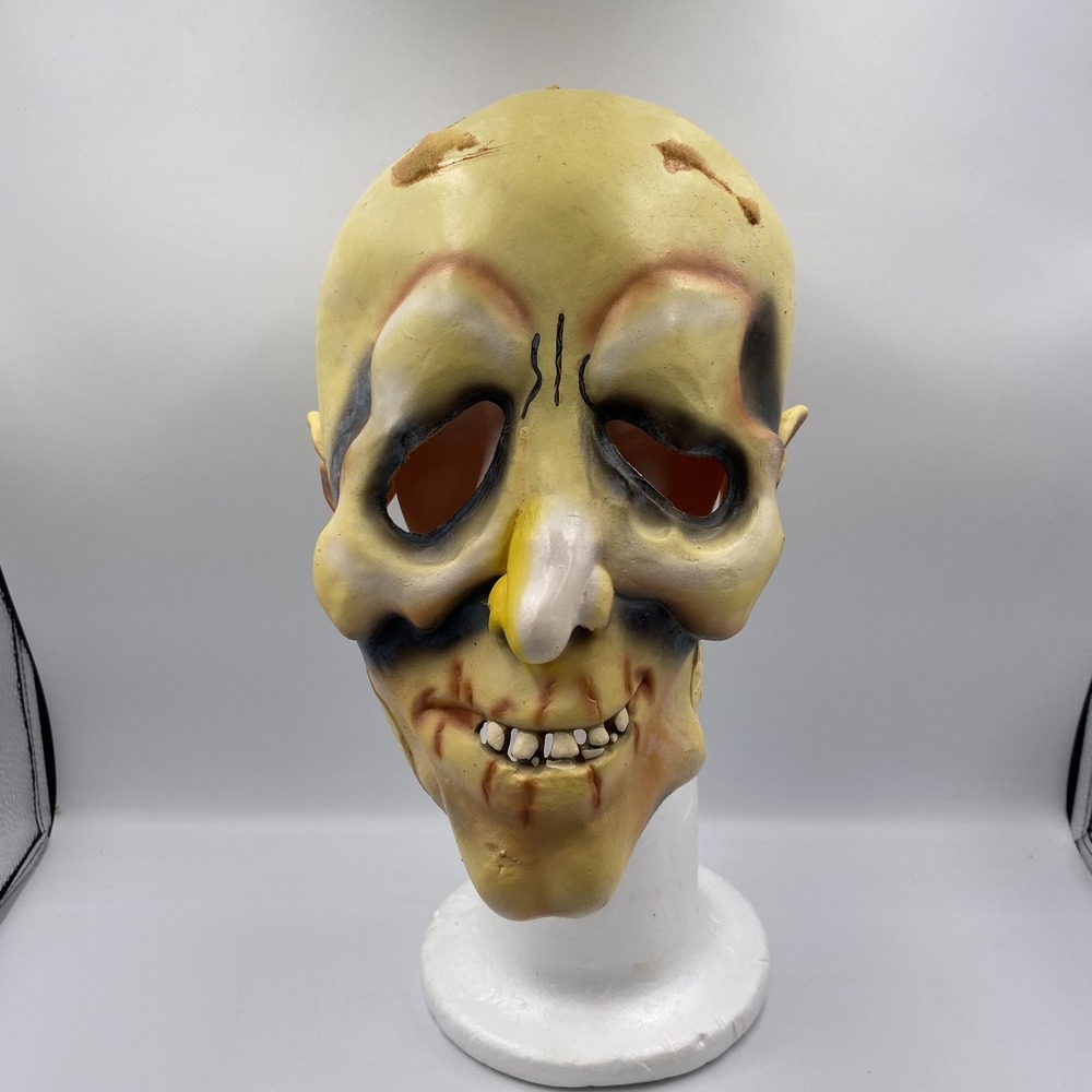 Vintage‎ Spearhead INC Halloween Latex Adult Mask Skeleton Zombie Costume Prop